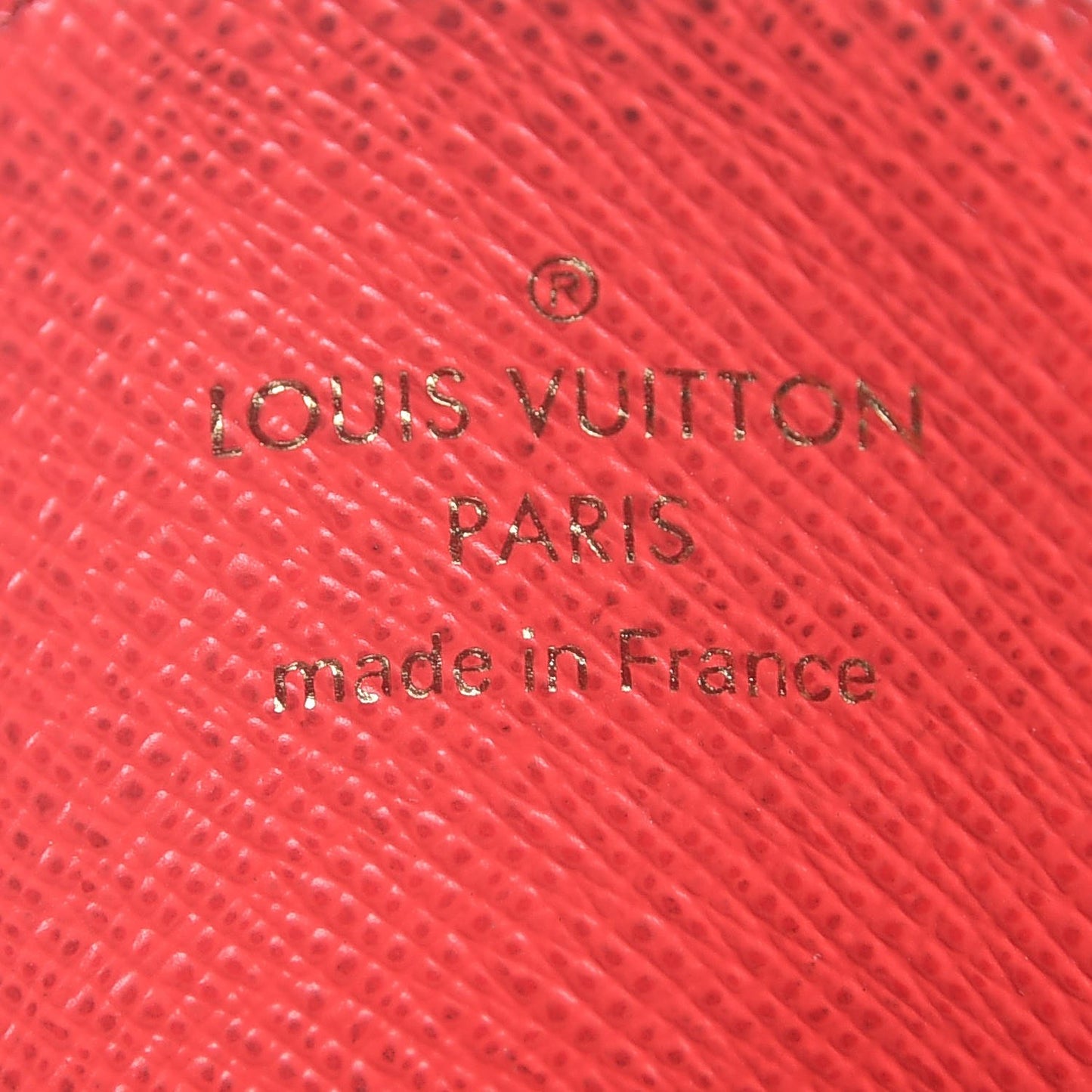 Monogram 2016 Christmas Animation Round Coin Purse Rouge