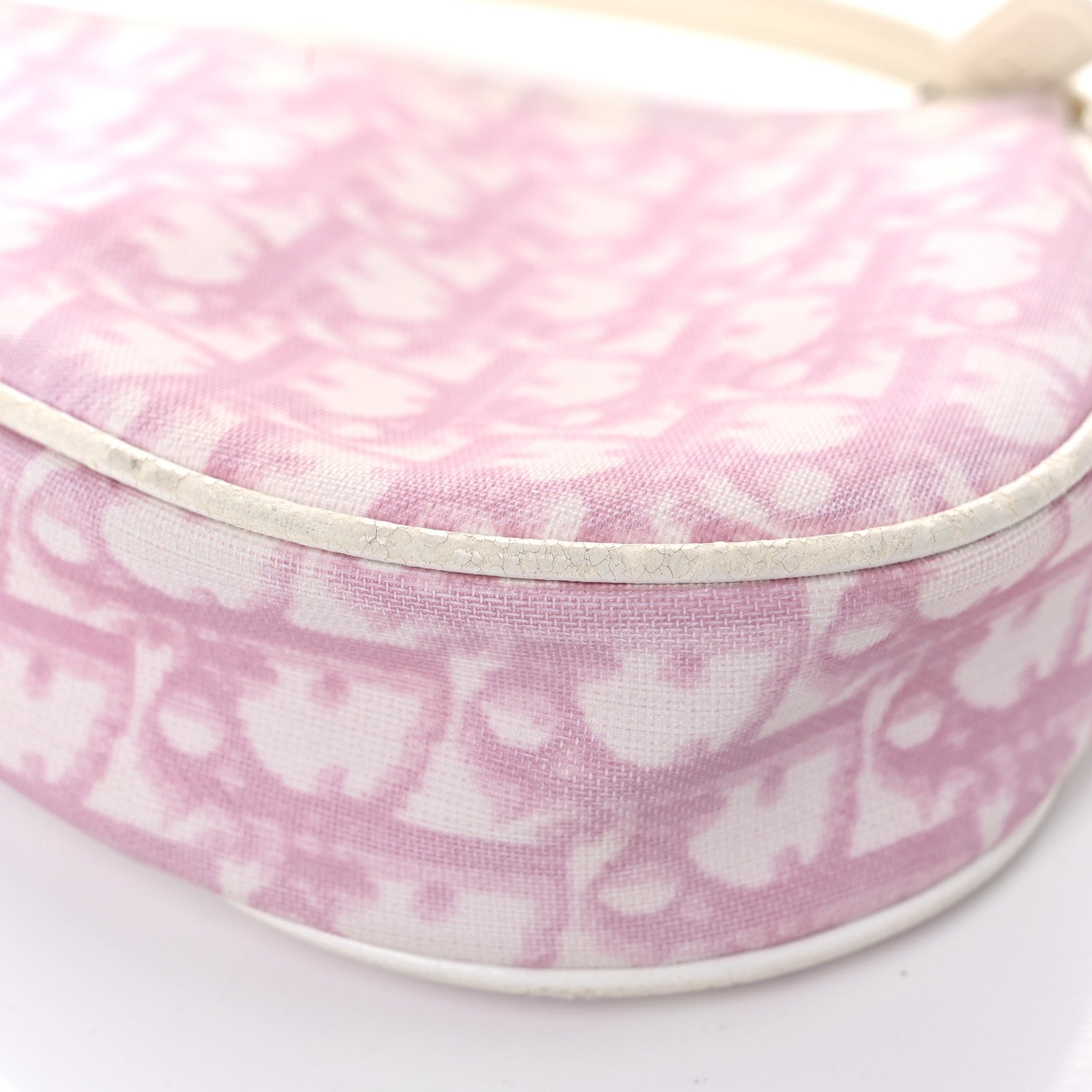 Christian Dior Monogram Mini Saddle Pochette Pink 12 of 22