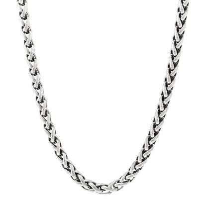David Yurman Sterling Silver 14K Yellow Gold 6mm Wheat Chain Necklace 1 of 4