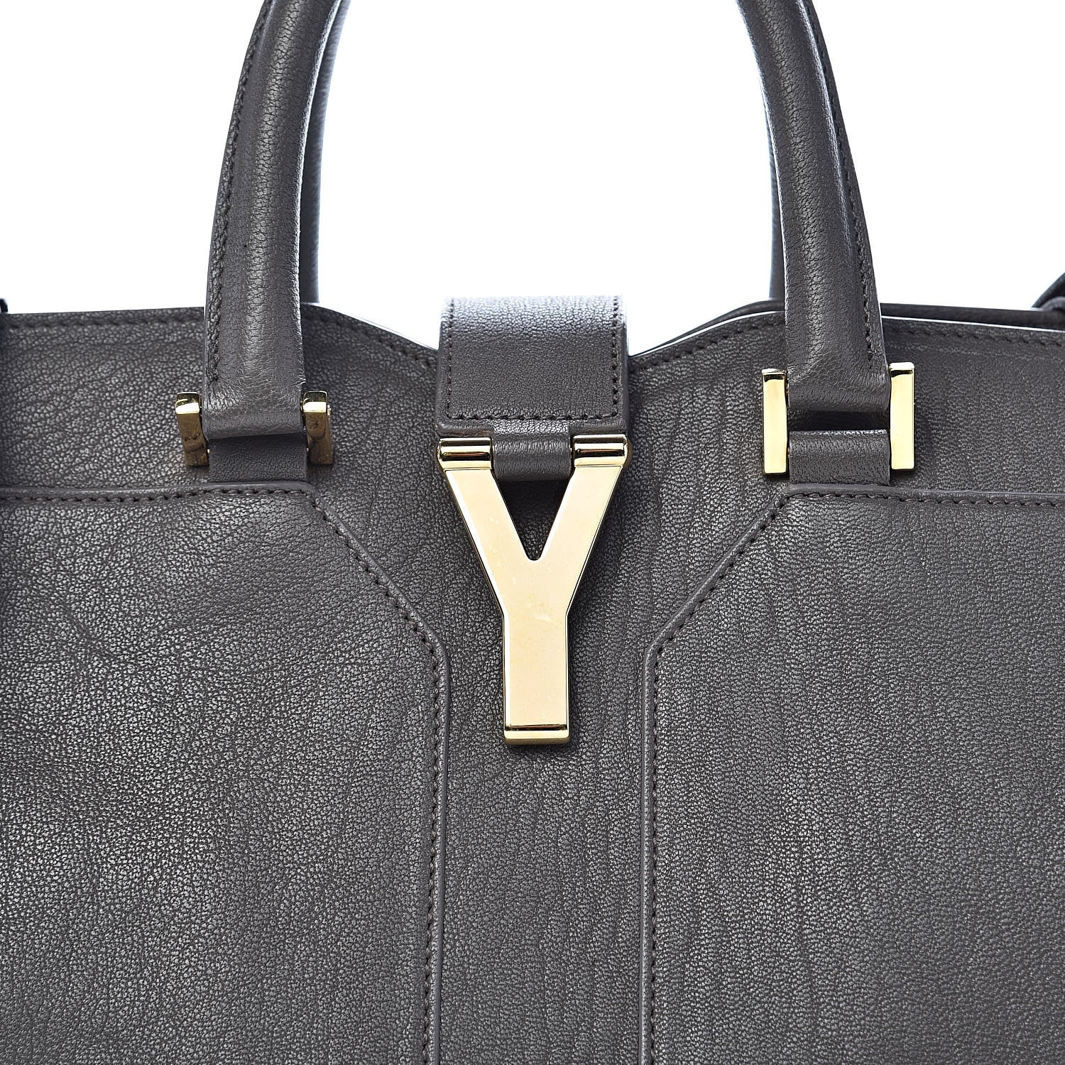 Saint Laurent Sheepskin Small Cabas ChYc Grey 13 of 13