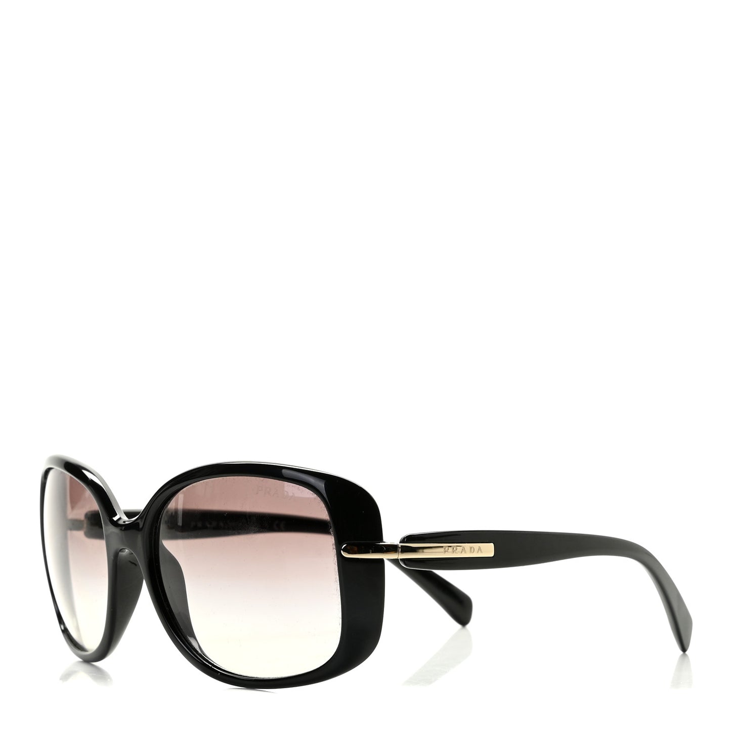 Acetate Square Sunglasses SPR 08O Black