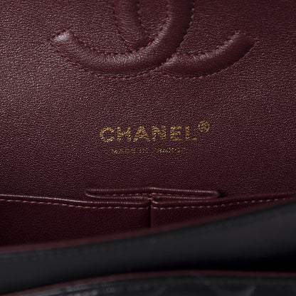 Chanel Lambskin Quilted Medium Double Flap Black 9 of 11