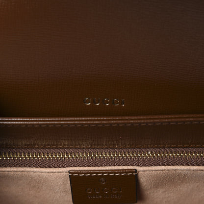 Gucci GG Supreme Monogram Horsebit 1955 Shoulder Bag Beige Brown Sugar 7 of 10