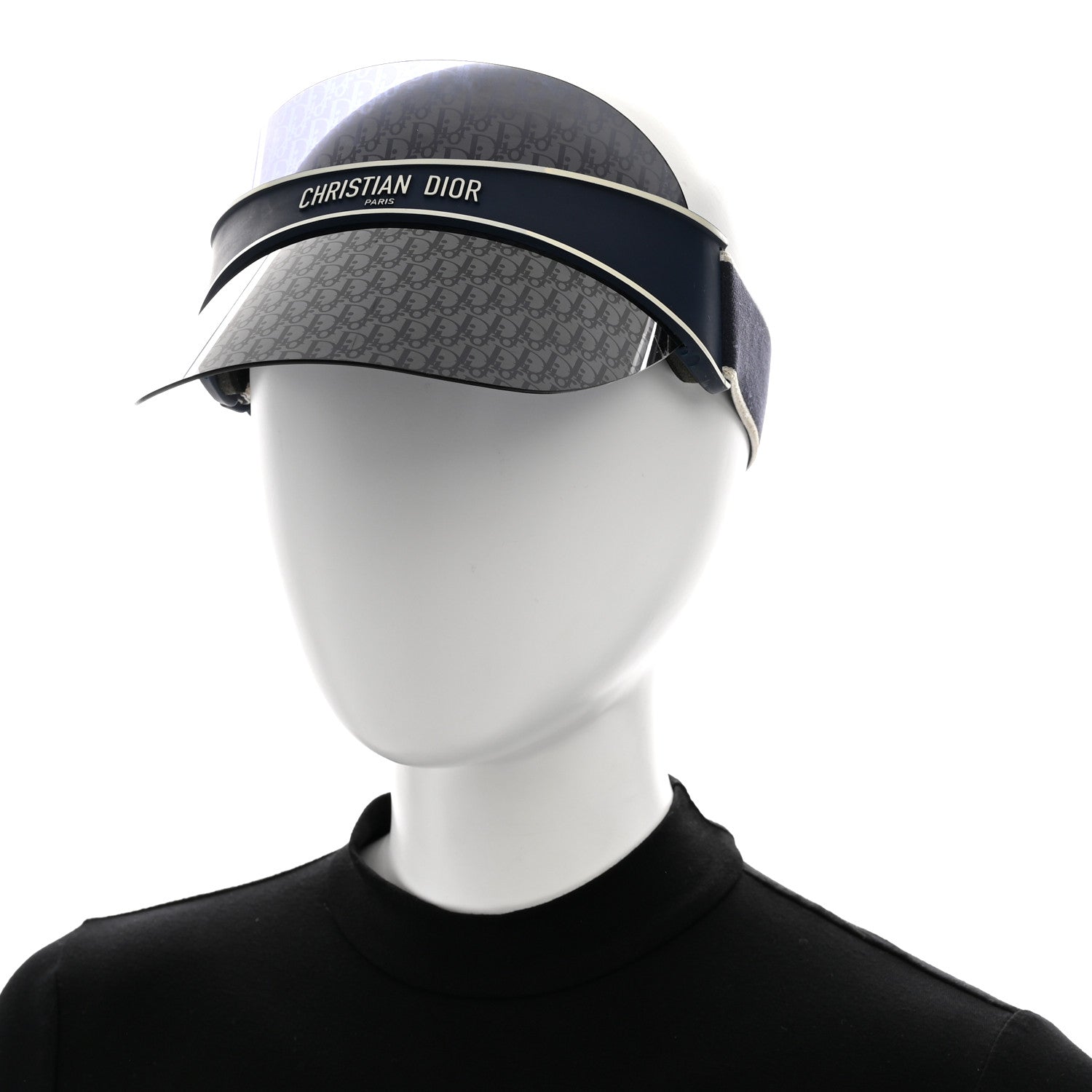 Christian Dior Oblique DiorClub V1U Sun Visor Blue 2 of 7