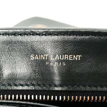 Saint Laurent Calfskin Y Quilted Monogram Toy Loulou Crossbody Bag Deep Green 6 of 11