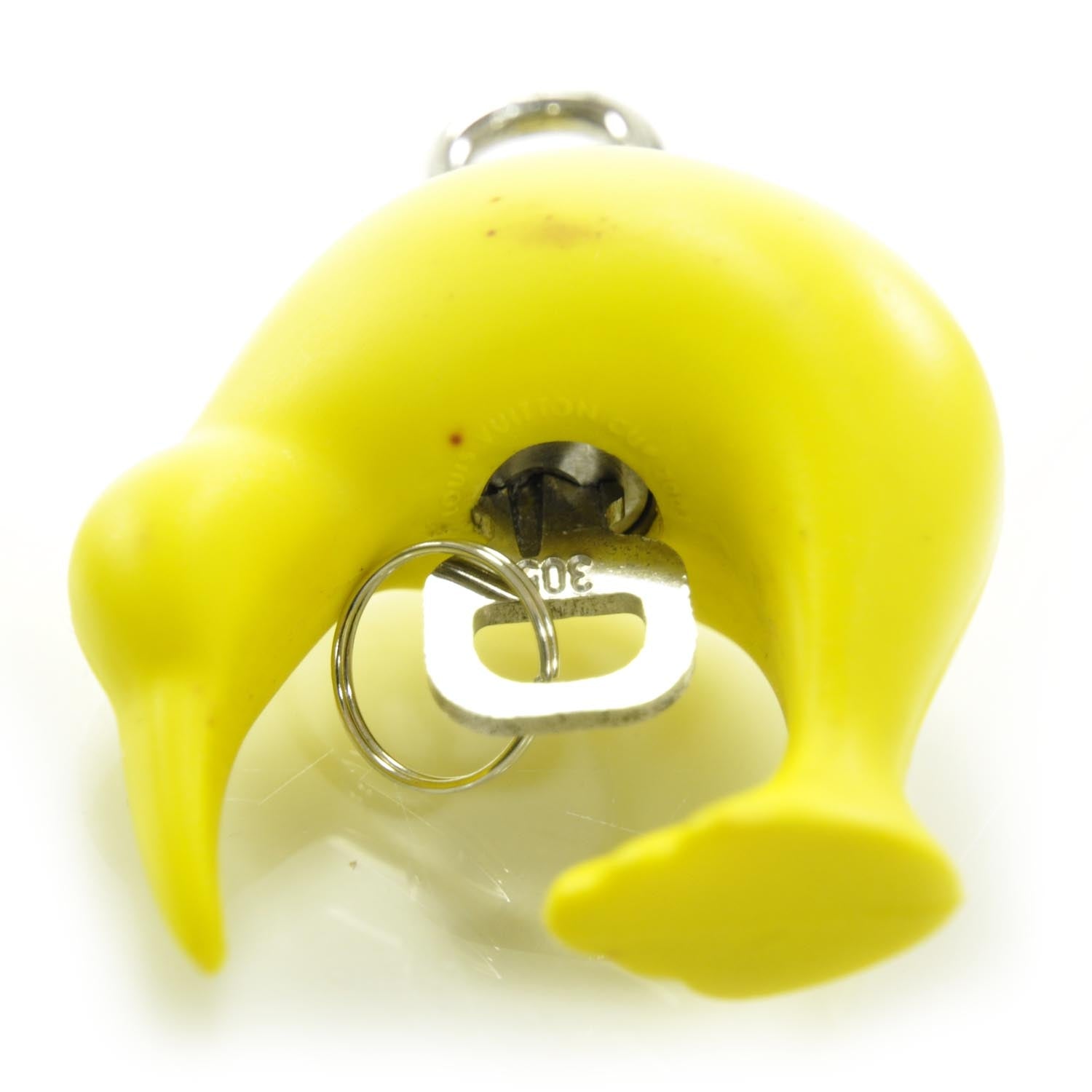 Louis Vuitton Cup Kiwi Padlock Lock and Key Yellow 4 of 6