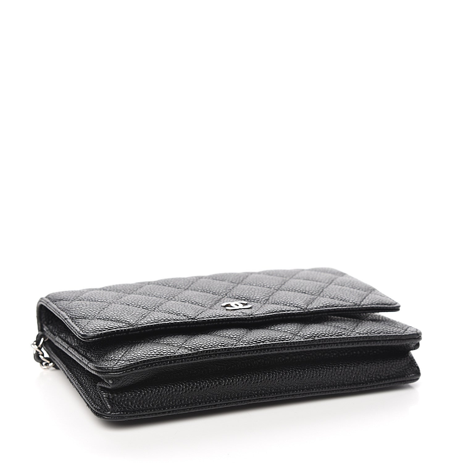 Chanel Caviar Quilted Wallet On Chain WOC Black 3 of 11