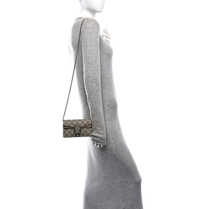 Gucci GG Supreme Monogram Super Mini Dionysus Shoulder Bag Taupe 2 of 10