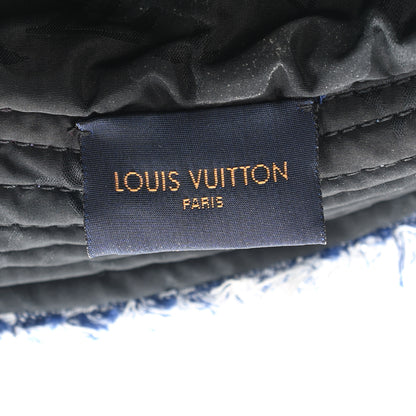 Louis Vuitton Monogram Denim Fringe Bob Bucket Hat M Blue 8 of 10