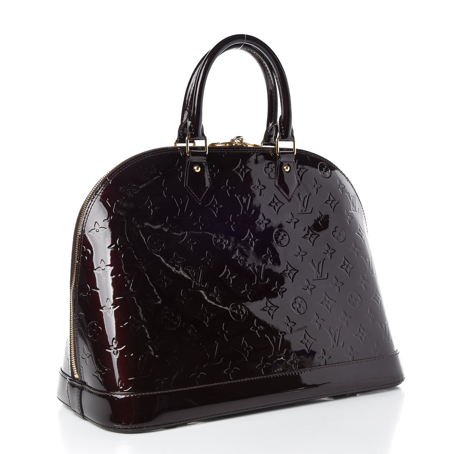 Louis Vuitton Vernis Alma MM Amarante 3 of 9