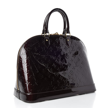 Louis Vuitton Vernis Alma MM Amarante 3 of 9