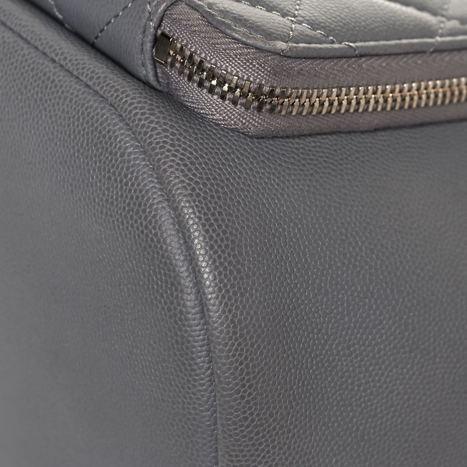 Chanel Caviar Quilted Business Affinity Backpack Grey 9 of 12