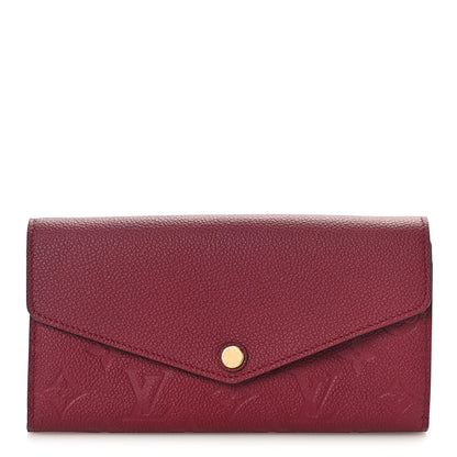 Louis Vuitton Empreinte Sarah Wallet Raisin 1 of 8