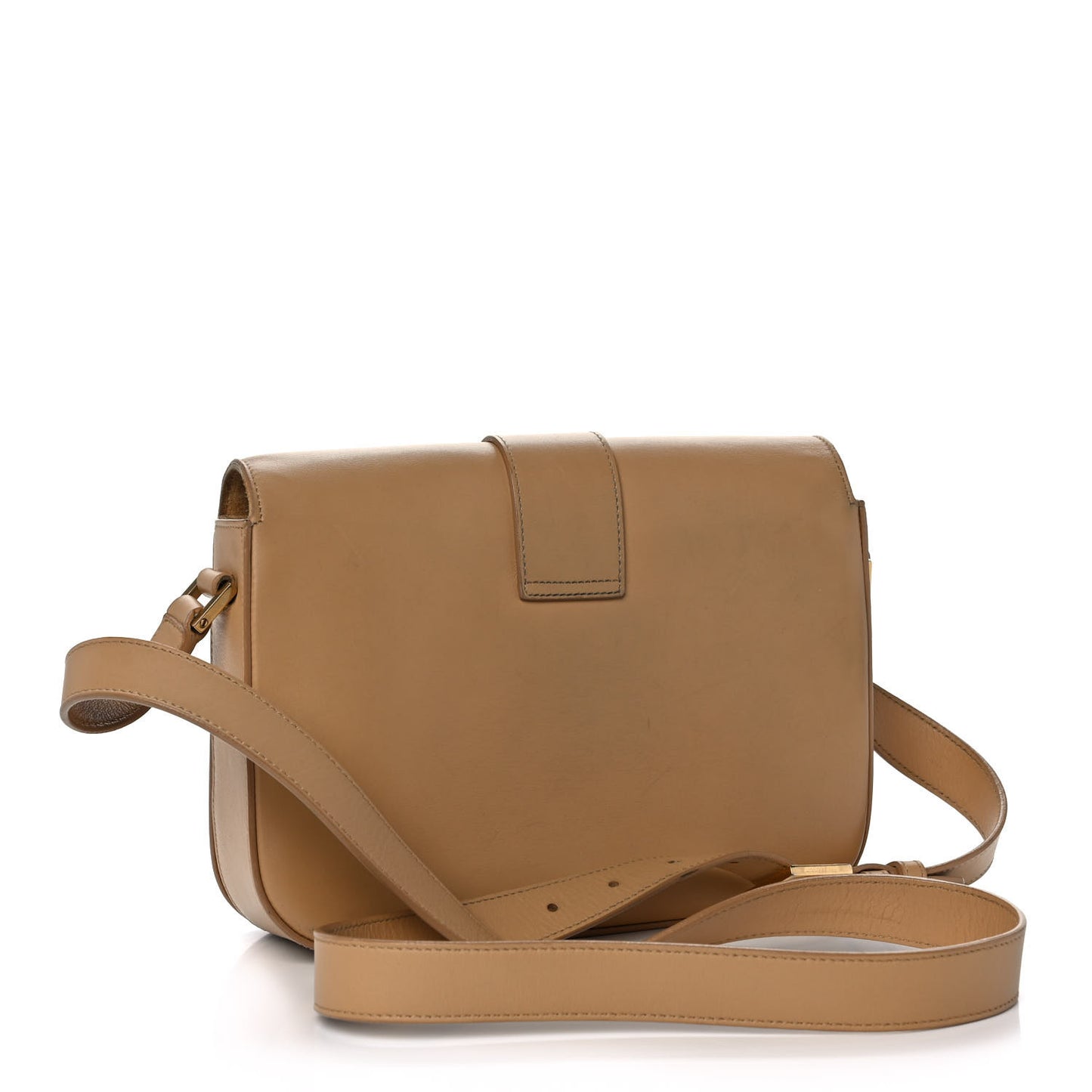 Calfskin Classic Y Satchel Beige