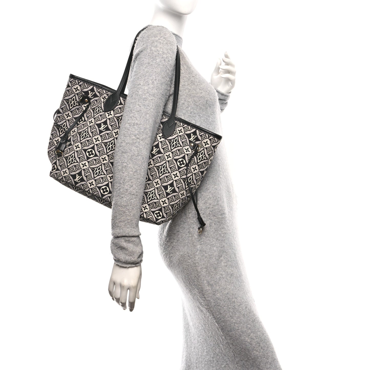 Jacquard Since 1854 Neverfull MM Grey