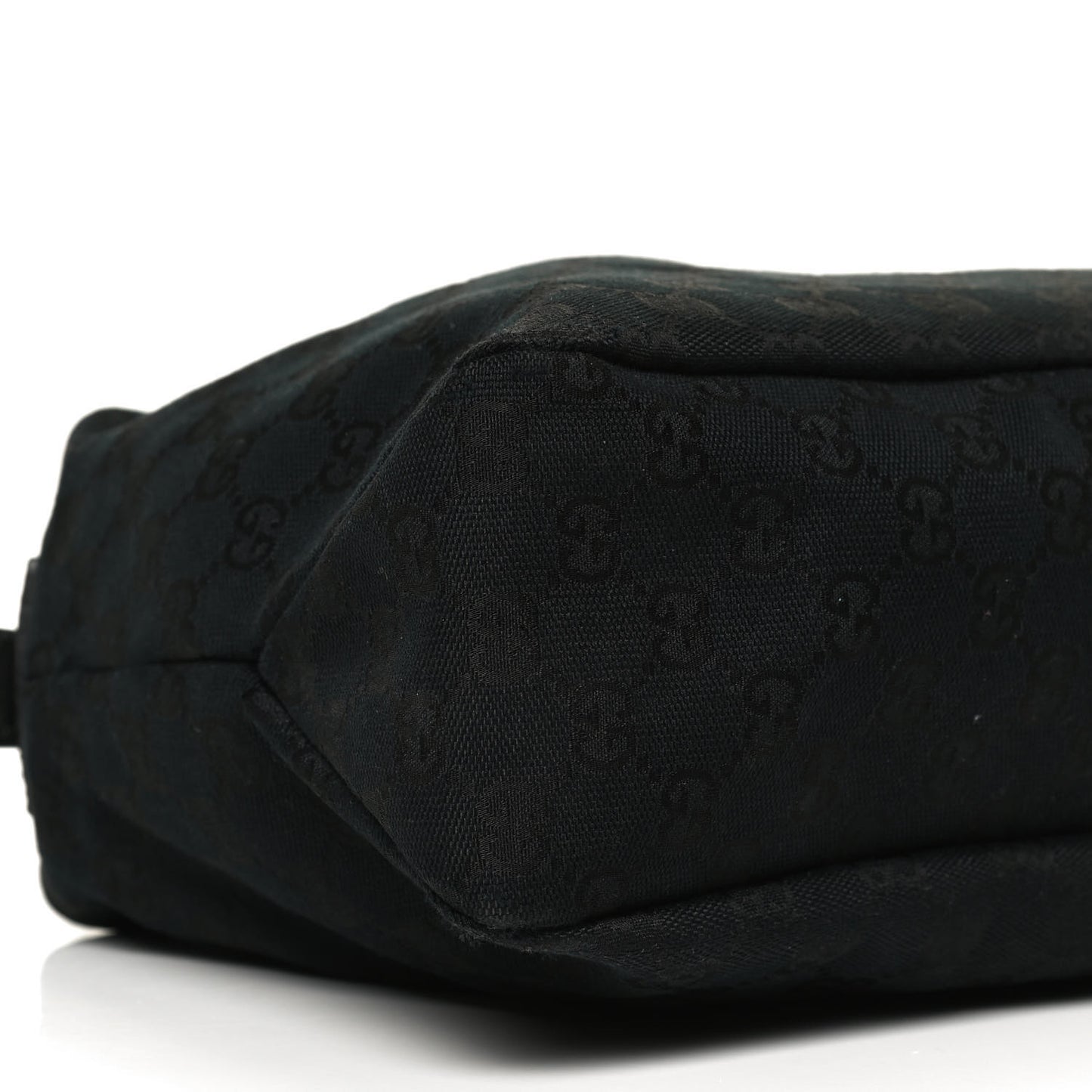 Monogram Medium Horsebit Chain Hobo Black