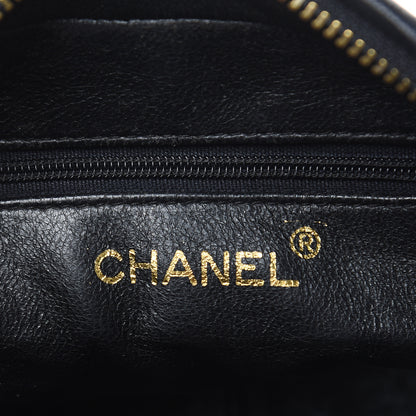 Chanel Lambskin Vertical Quilted Tassel Camera Case Black 6 of 18