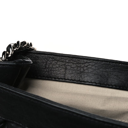 Chanel Washed Lambskin Quilted Large Chain Around Messenger Black 7 of 7