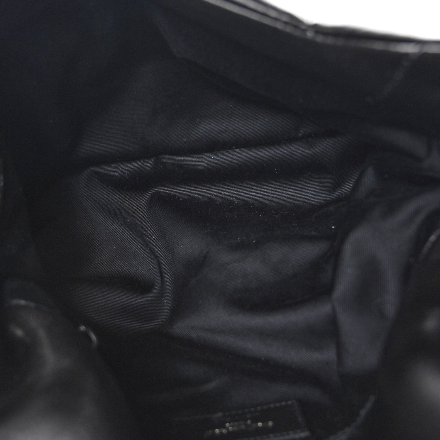 Saint Laurent Lambskin Quilted Monogram Monochrome Small Loulou Puffer Chain Satchel Black 5 of 10