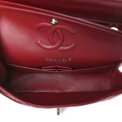 Chanel Caviar Quilted Small Double Flap Burgundy 5 of 9