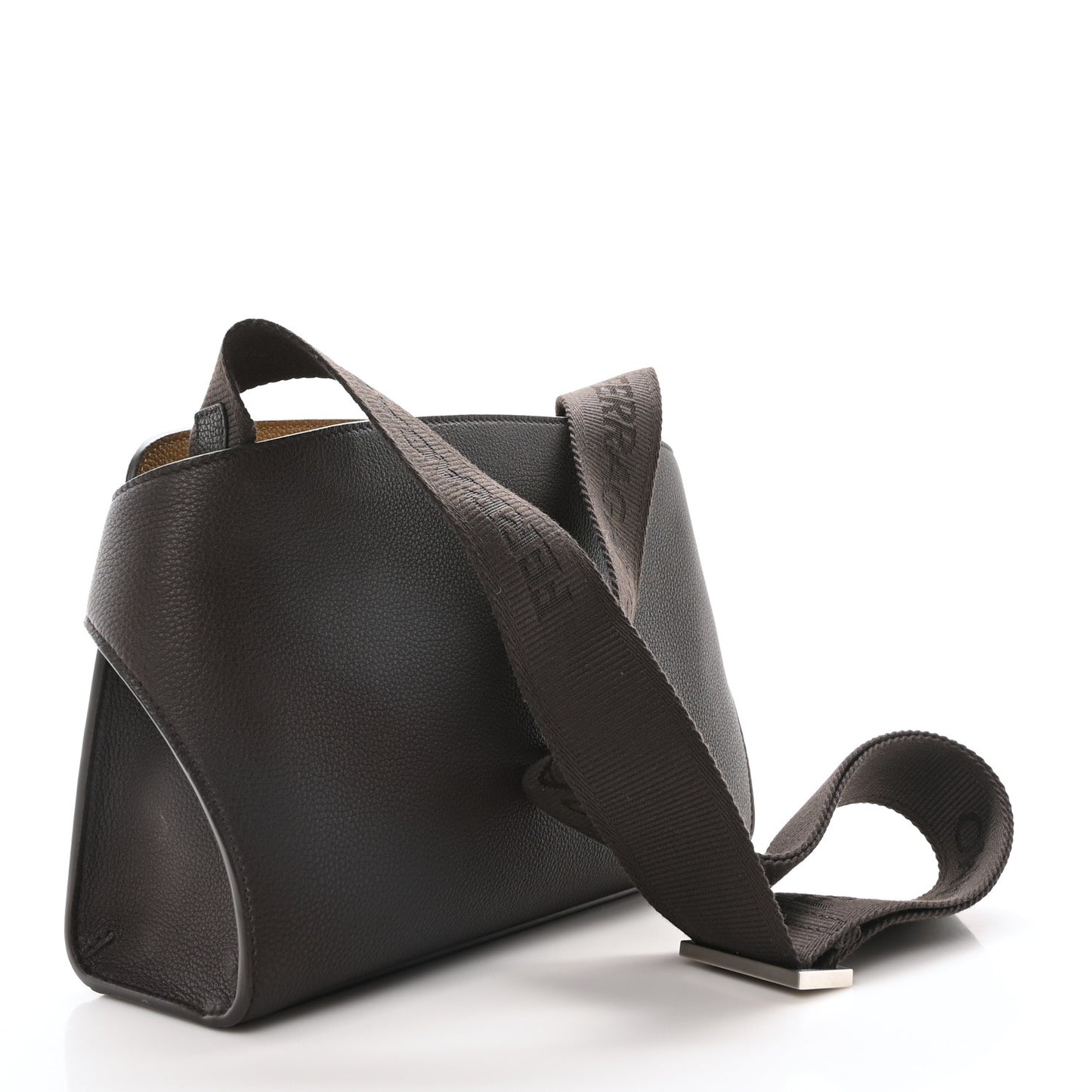 Calfskin Hug Messenger Bag Testa Di Moro