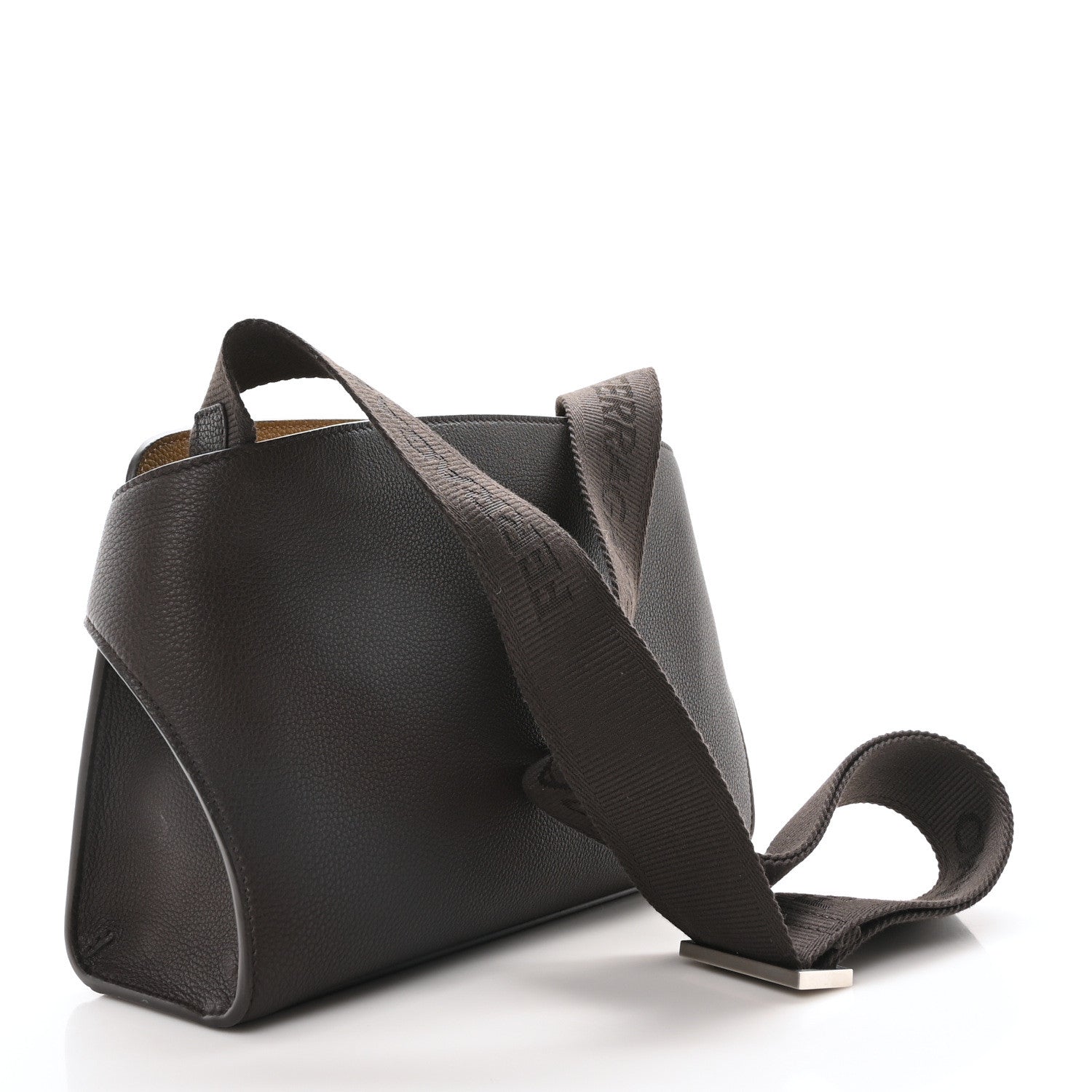 Salvatore Ferragamo Calfskin Hug Messenger Bag Testa Di Moro 3 of 10