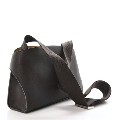 Salvatore Ferragamo Calfskin Hug Messenger Bag Testa Di Moro 3 of 10