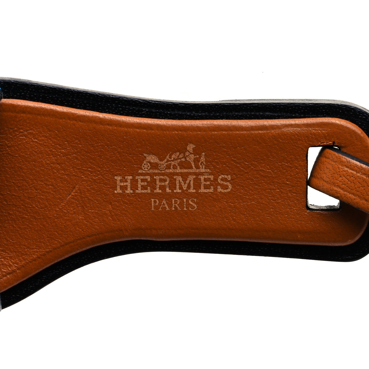 Hermes Epsom Butler Calfskin Hunter Oran Nano Bag Charm Bleu France 3 of 4