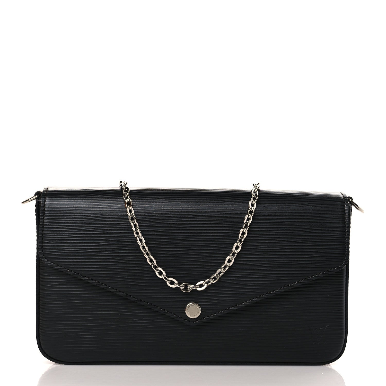 Louis Vuitton Epi Pochette Felicie Black 3 of 9