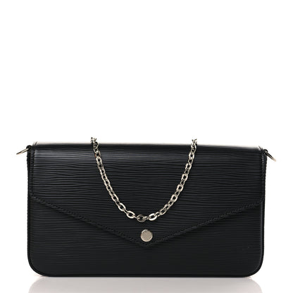 Louis Vuitton Epi Pochette Felicie Black 3 of 9