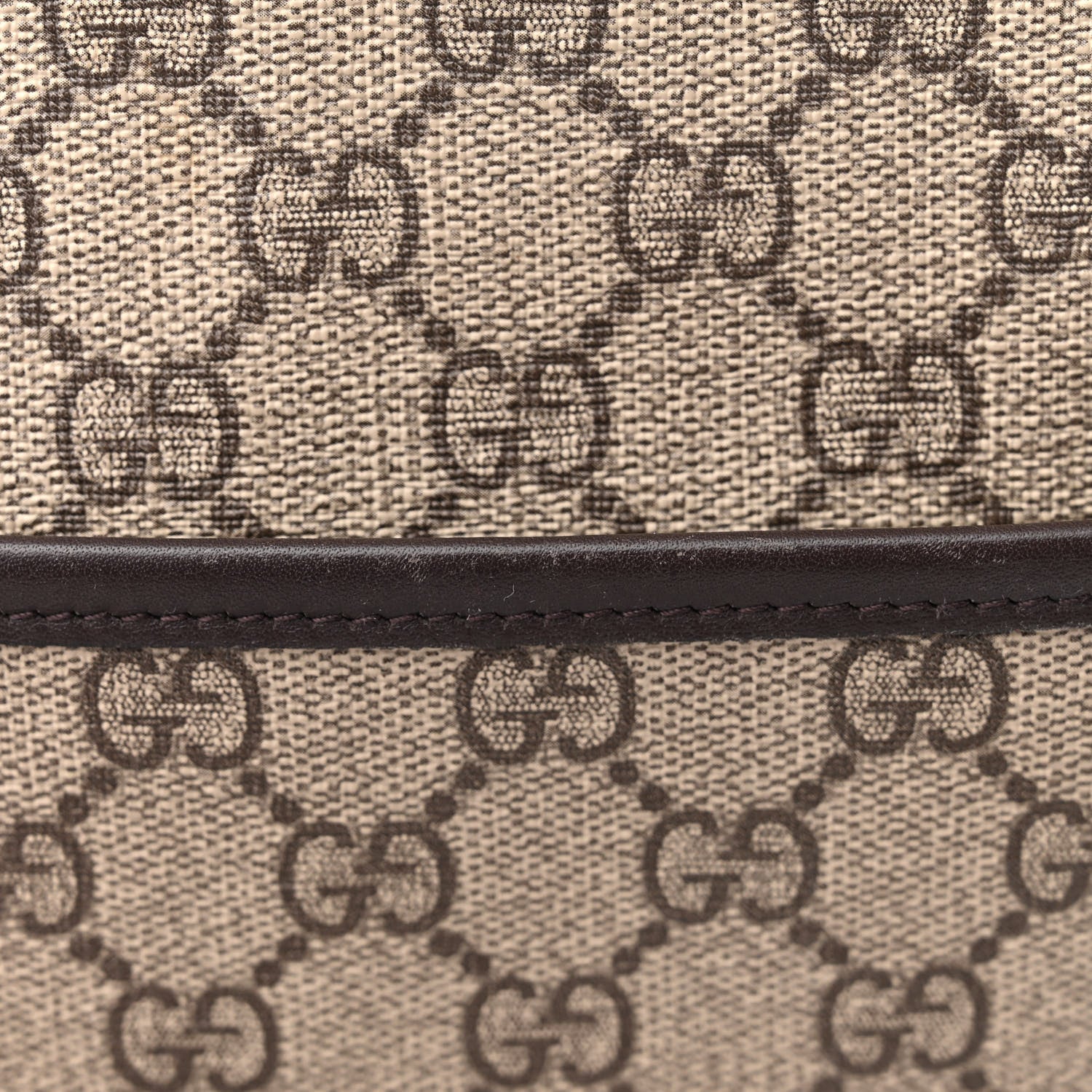 Gucci GG Plus Monogram Medium Flat Messenger Bag Dark Brown 15 of 16