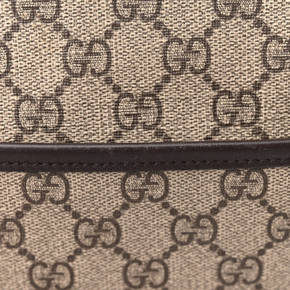 Gucci GG Plus Monogram Medium Flat Messenger Bag Dark Brown 15 of 16