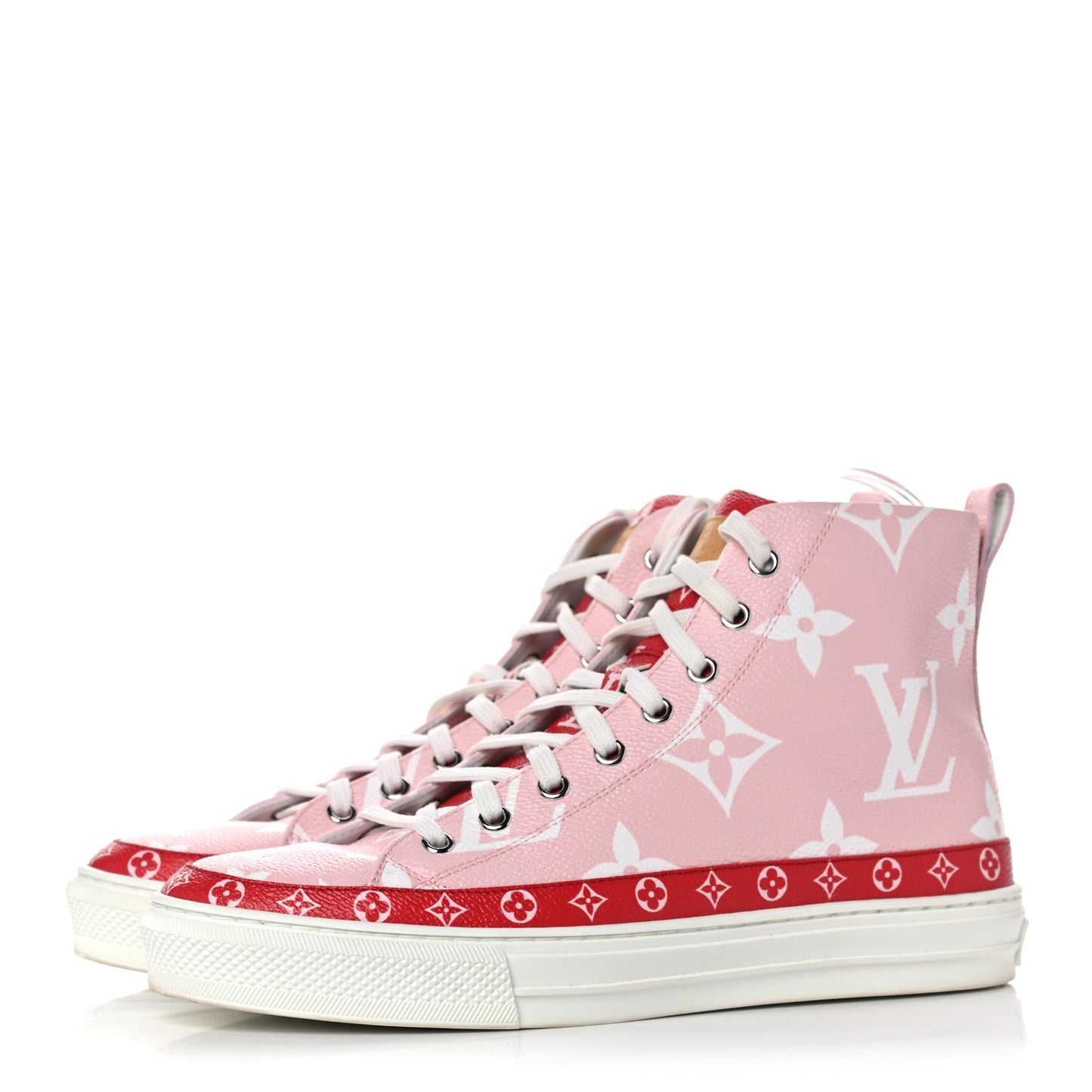 Monogram Giant Stellar Sneaker Boots 39 Rose Rouge