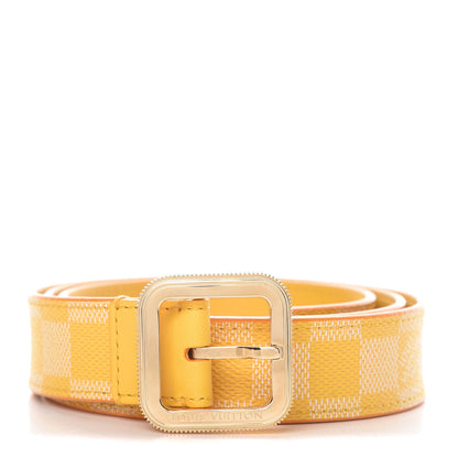 Louis Vuitton Damier Couleurs 30mm Tresor Belt 90 36 Mimosa 1 of 8