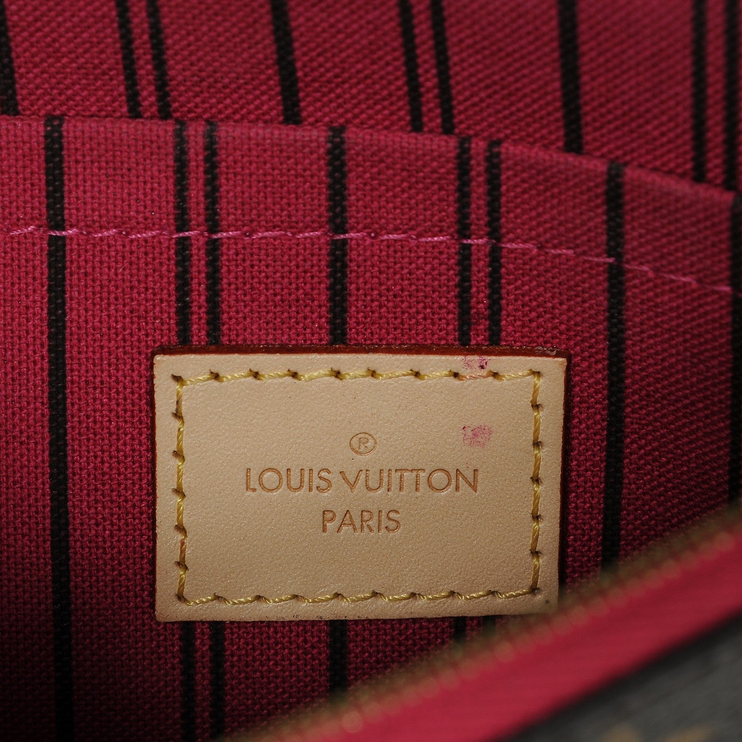 Louis Vuitton Monogram Neverfull MM GM Pochette Pivoine 6 of 6