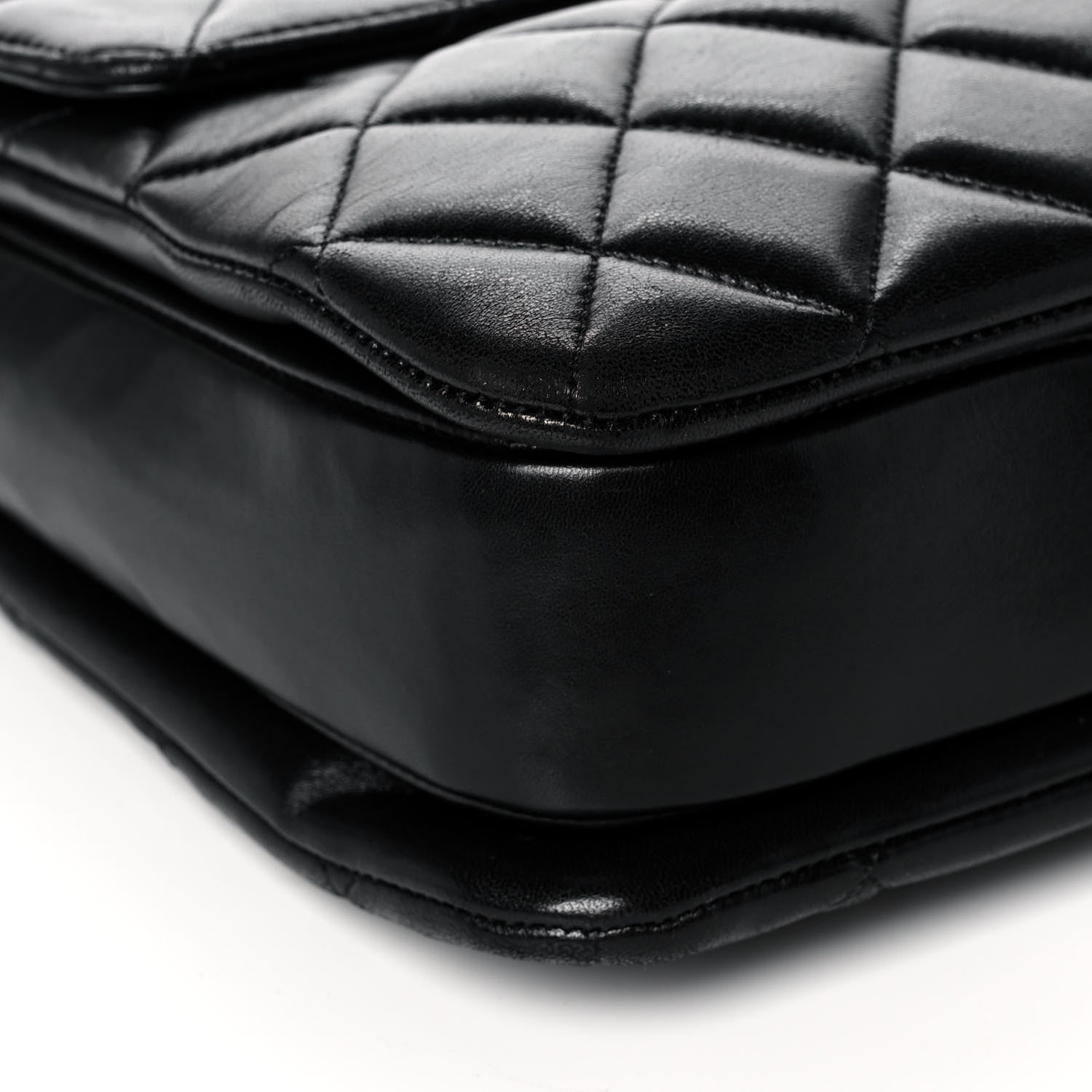 Chanel Lambskin Quilted Large Trendy CC Dual Handle Flap Bag Black 10 of 15