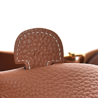 Hermes Taurillon Clemence Evelyne III GM Gold 7 of 10