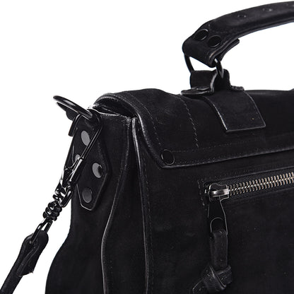 Proenza Schouler Suede Medium PS1 Satchel Black 11 of 11