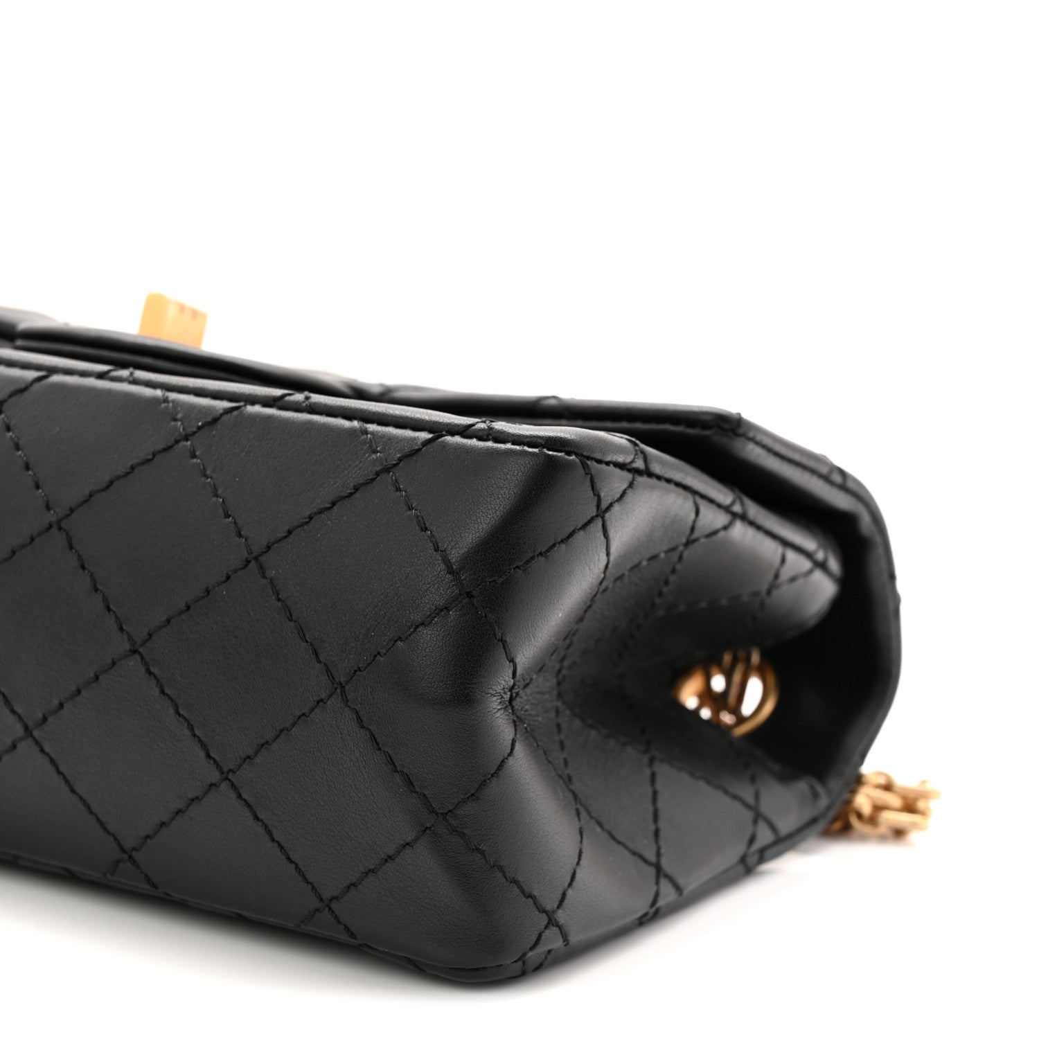 Chanel Calfskin Quilted 2.55 Reissue Mini Flap Black 10 of 11