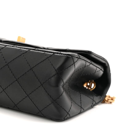 Chanel Calfskin Quilted 2.55 Reissue Mini Flap Black 10 of 11