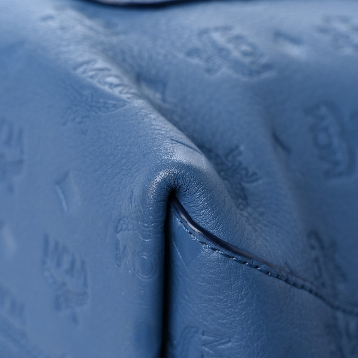 Calfskin Ottomar Monogram Large Klara Hobo Luft Blue