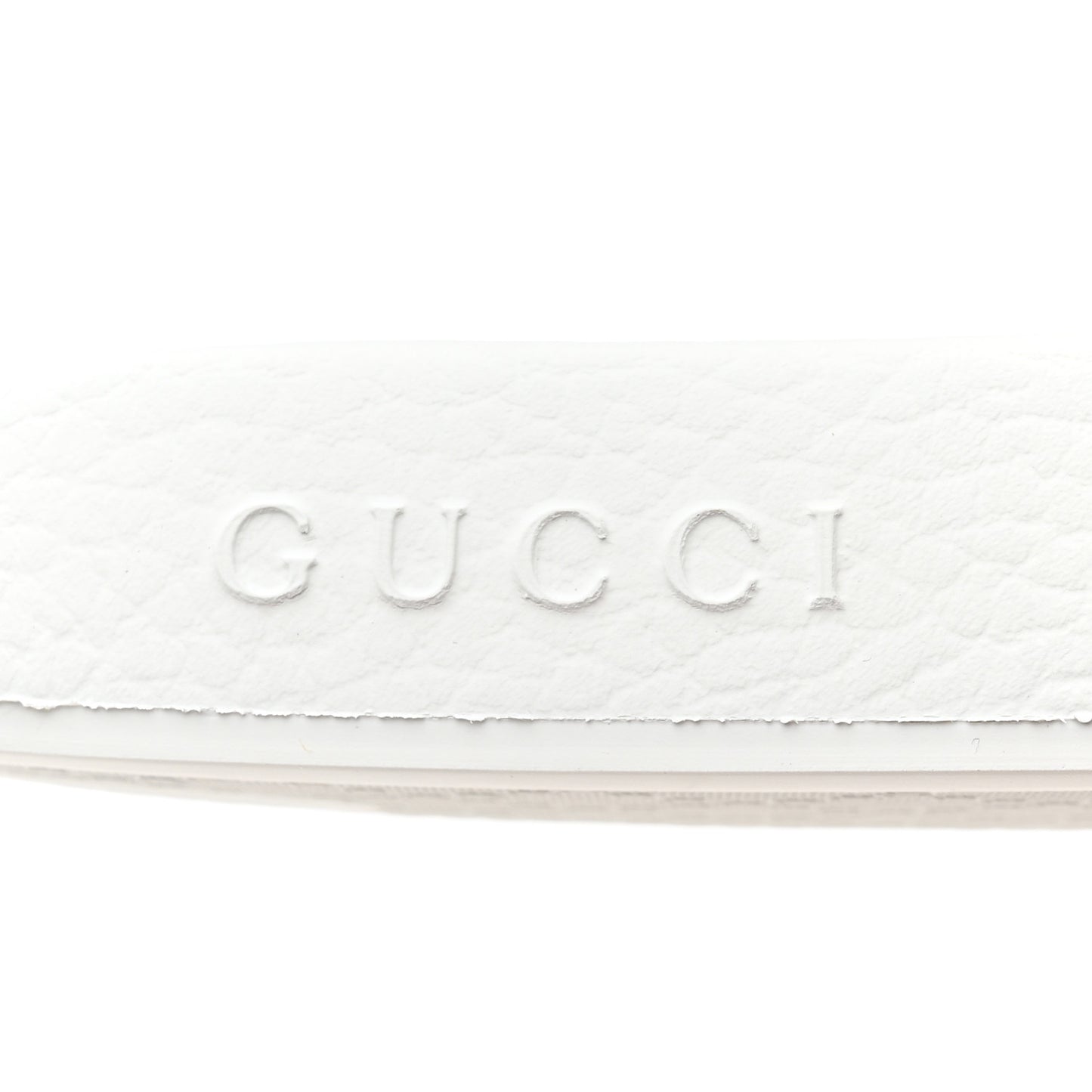 Nappa Original Gucci Mens Slide Sandals 10 Great White
