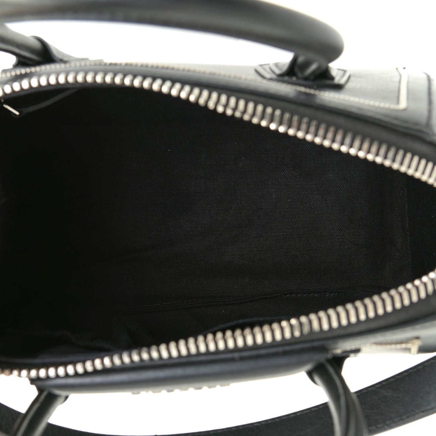 Buffed Calfskin Small Chain Antigona Black