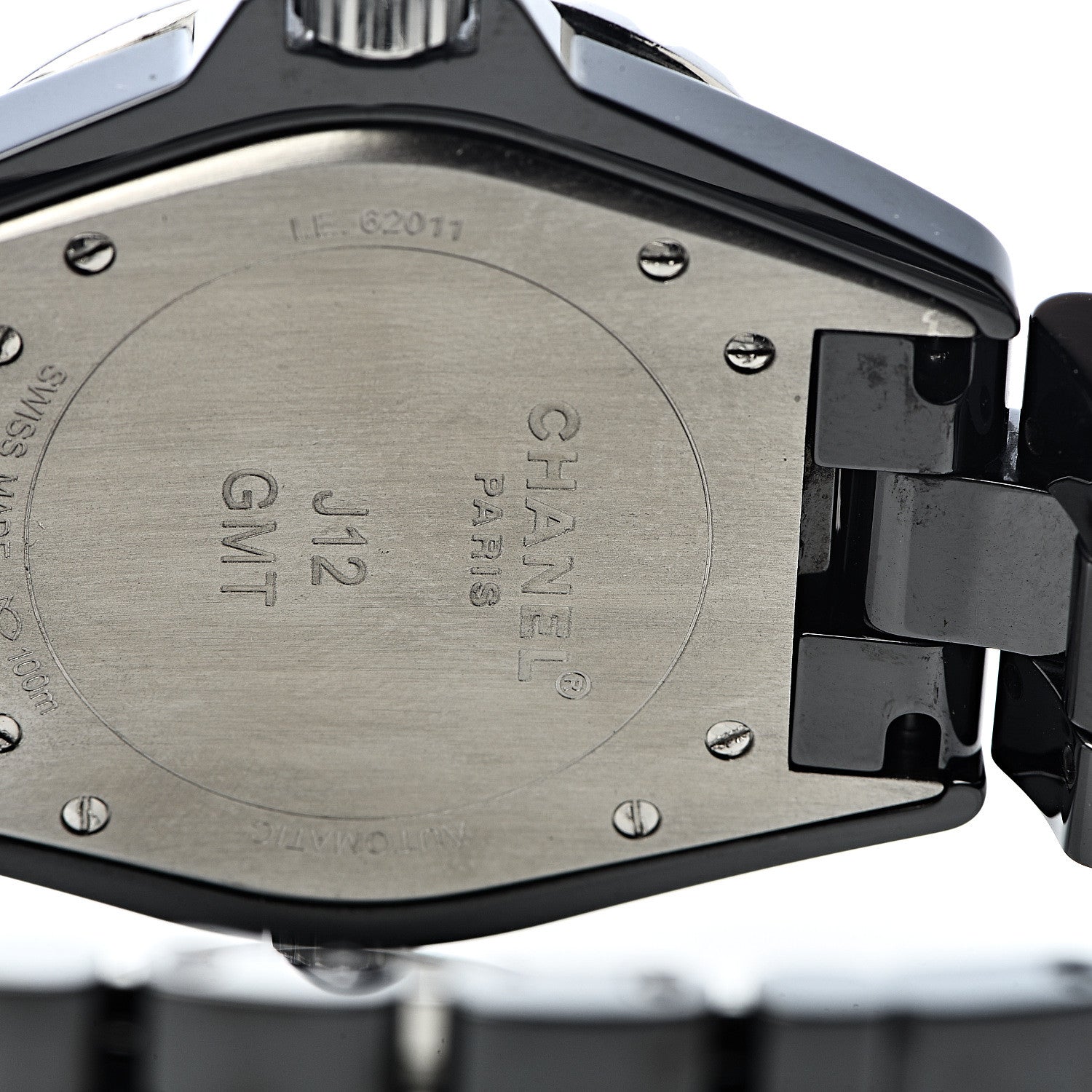 Chanel Stainless Steel Ceramic 41mm J12 GMT Automatic Watch Black 6 of 9