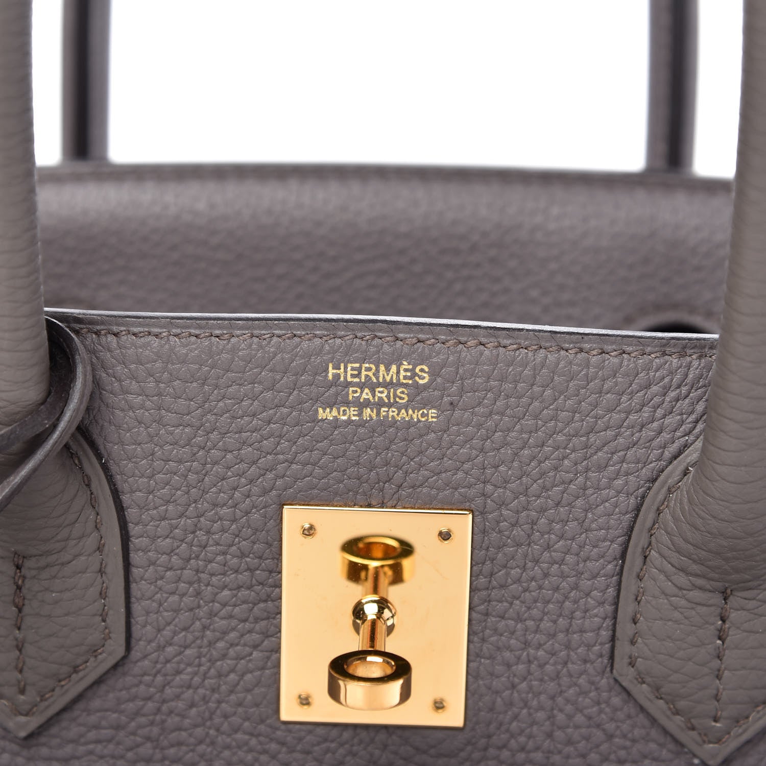 Hermes Togo Birkin 30 Etain 8 of 10