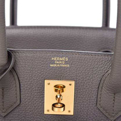 Hermes Togo Birkin 30 Etain 8 of 10