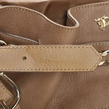 Burberry Grainy Calfskin House Check Margaret Bag Light Nude 11 of 15