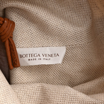 Bottega Veneta Calfskin Intrecciato Small Foulard Kalimero Bucket Bag Wood 8 of 12