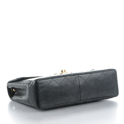 Chanel Lambskin Quilted Jumbo Single Flap Black 4 of 9