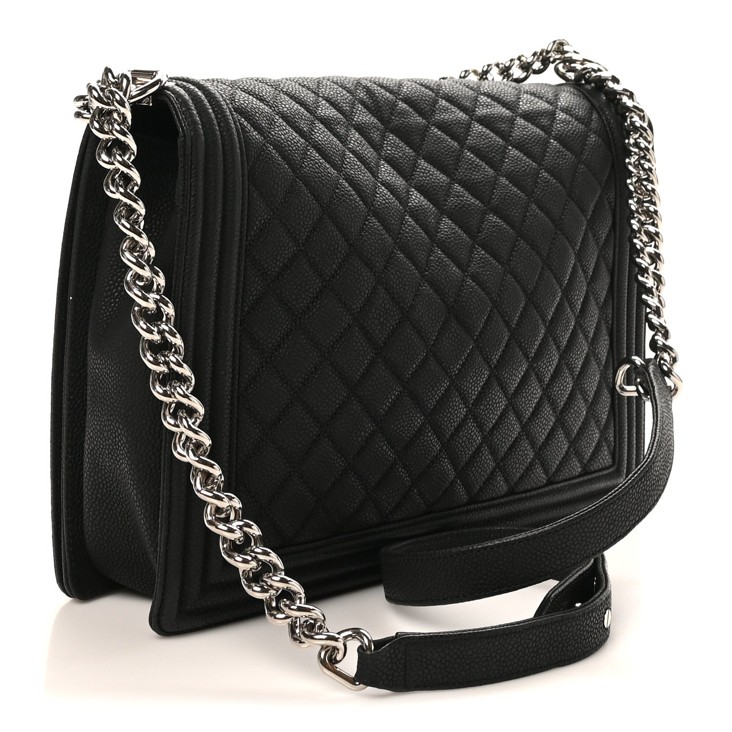Chanel Caviar Quilted Large Boy Flap Black 3 of 10